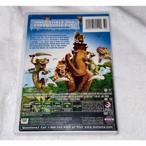 Ice Age: Dawn of the Dinosaurs (DVD, 2009) Widescreen Family Animated Movie - Picture 2 of 5